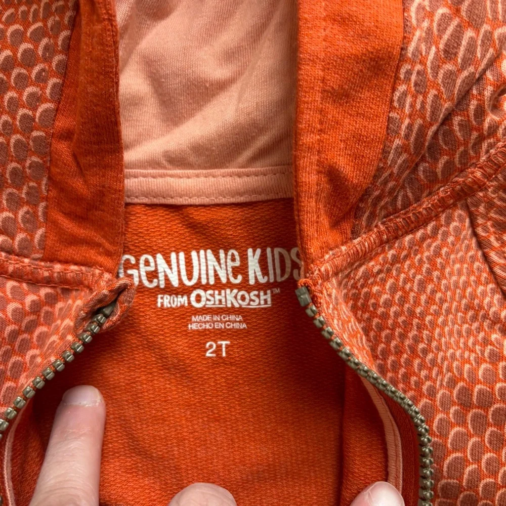 Oshkosh Kids lizard Hoodie zip up‎ nwt sz 2t